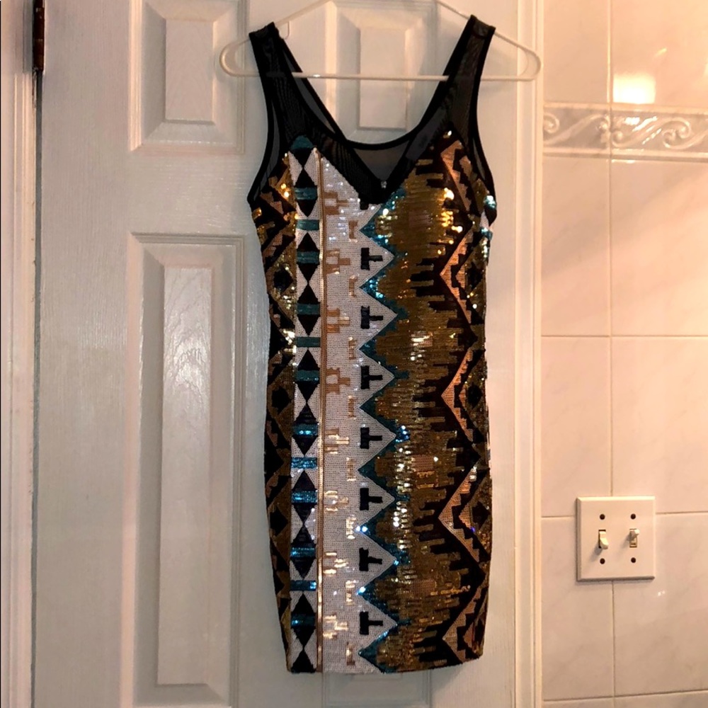 Boubou sequin dress